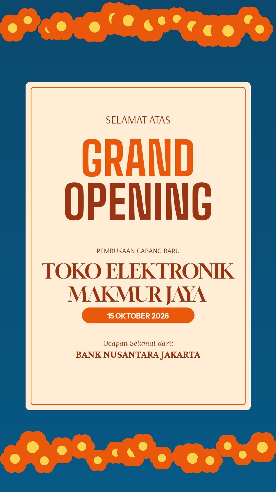 Papan Bunga Digital — Grand Opening — preview 1