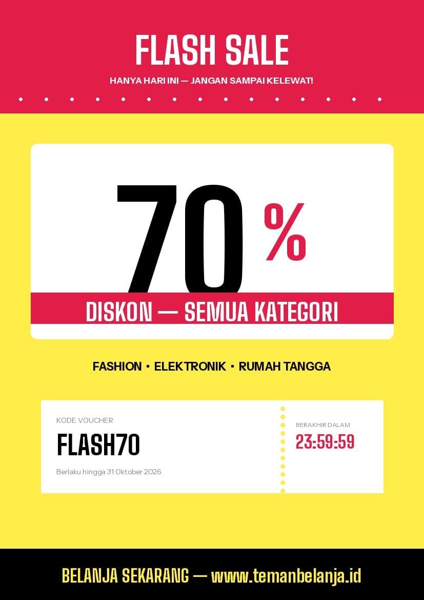 Poster Flash Sale / Promo — preview 1